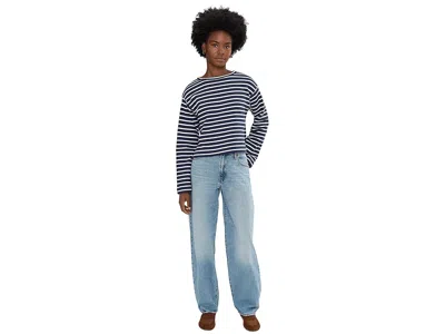 Splendid Livie Stripe Pullover In Blue