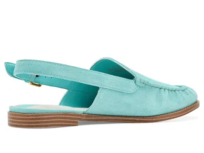 Franco Sarto Sully Leather Slingback In Blue