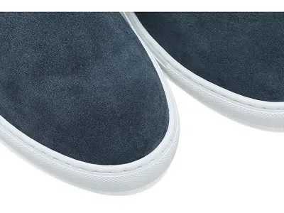 Greats Reign Suede Slip Ons Navy In Blue