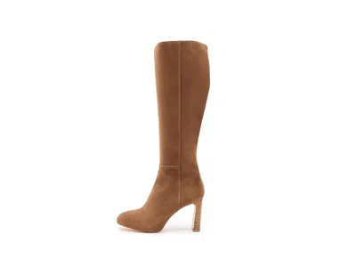 Stuart Weitzman Babette Platform Zip Boots In Brown