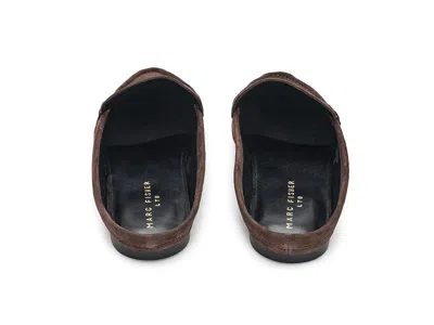 Marc Fisher Ltd Jaynie Almond Toe Loafer Mule In Brown