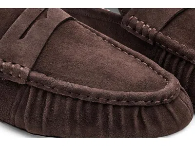 Marc Fisher Ltd Jaynie Almond Toe Loafer Mule In Brown