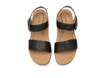 Aetrex Claire Adjustable Sandal In Black