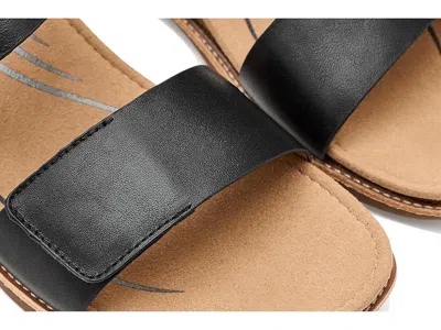 Aetrex Claire Adjustable Sandal In Black