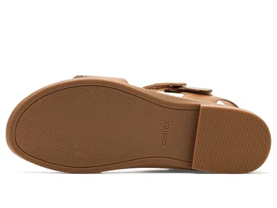 Aetrex Claire Adjustable Sandal In Brown