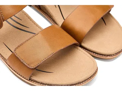 Aetrex Claire Adjustable Sandal In Brown