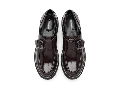 Calvin Klein Saundee Platform Loafer In Red