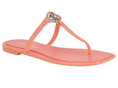 Calvin Klein Ellye Sandal In Pink