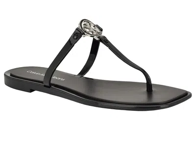 Calvin Klein Ellye Sandal In Black