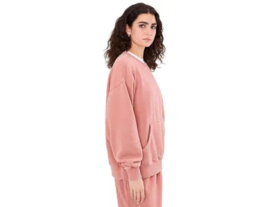 Free People Slow It Down Pullover In Pink