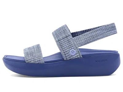 Vionic Sky Wedge Sandal In Animal Print