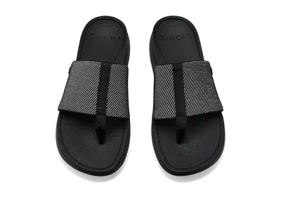 Vionic Aqua Wedge Sandal In Black