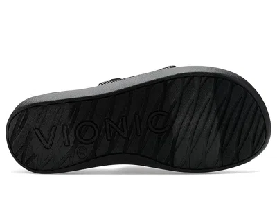Vionic Aqua Wedge Sandal In Black