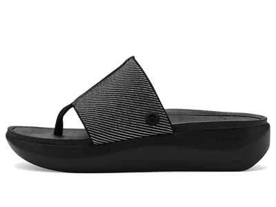 Vionic Aqua Wedge Sandal In Black