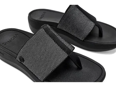 Vionic Aqua Wedge Sandal In Black
