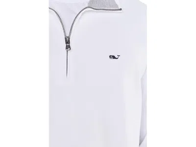 Vineyard Vines Solid Saltwater Quarter-zip In White