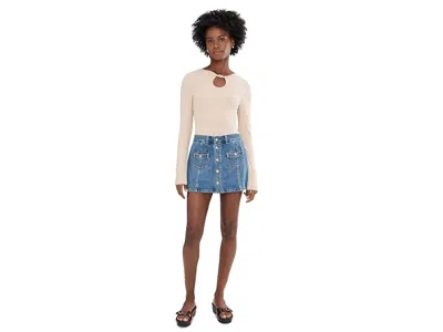 Levi's(r) Premium Button Front Skort