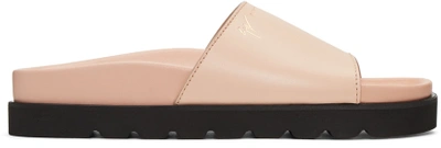 Giuseppe Zanotti Pink Leather Rimba Sandals
