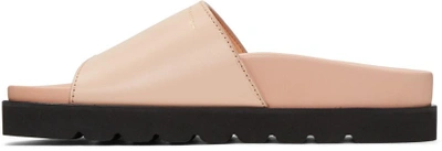 Shop Giuseppe Zanotti Pink Leather Rimba Sandals