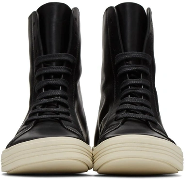 Shop Rick Owens Black Mastodon High-top Sneakers