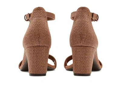 Naturalizer Vera Ankle Strap Sandal In Brown