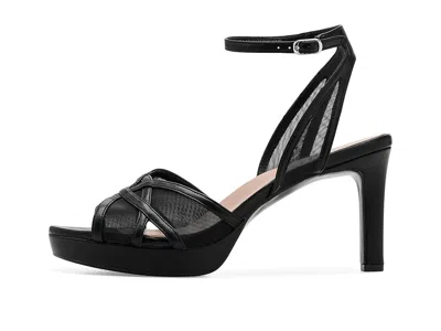 Naturalizer Wide Width Adara Platform Sandal In Black