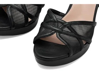 Naturalizer Wide Width Adara Platform Sandal In Black