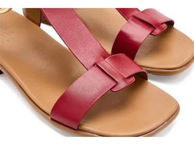 Naturalizer Brandy Ankle Strap Sandal In Red