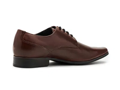 Calvin Klein Jack Plain Toe Derby In Brown
