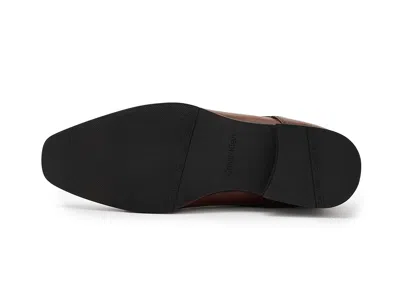 Calvin Klein Jack Plain Toe Derby In Brown