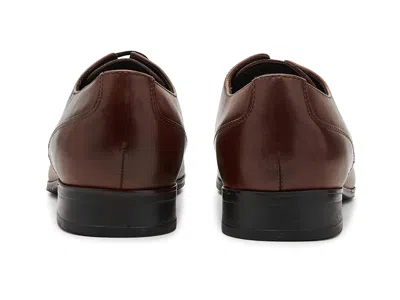 Calvin Klein Jack Plain Toe Derby In Brown