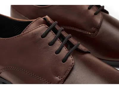 Calvin Klein Jack Plain Toe Derby In Brown