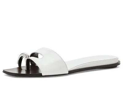 Tory Burch Pierced Slides In White