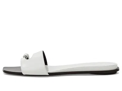 Tory Burch Pierced Slides In White