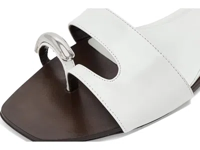 Tory Burch Pierced Slides In White