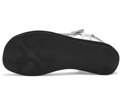 Tory Burch Mellow Platform Sandals In Silver