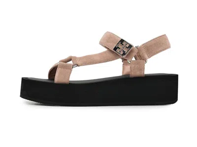 Tory Burch Mellow Platform Sandals In Neutral