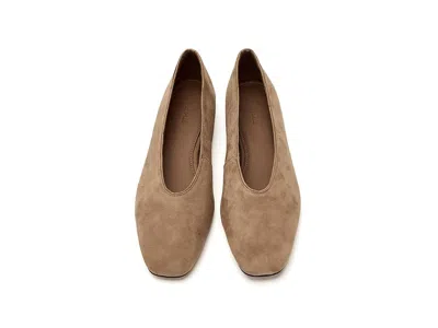 Madewell Mylie Ballet Flats Tawny Khaki In Brown