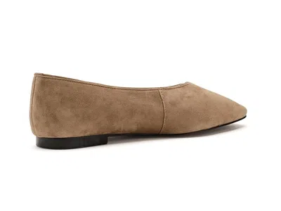Madewell Mylie Ballet Flats Tawny Khaki In Brown