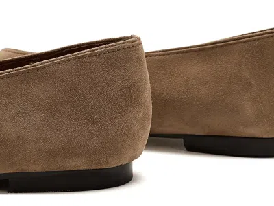 Madewell Mylie Ballet Flats Tawny Khaki In Brown