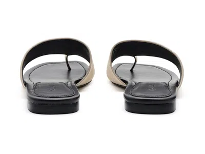Madewell The Maycie Toe Loop Slide Sandal In Neutral