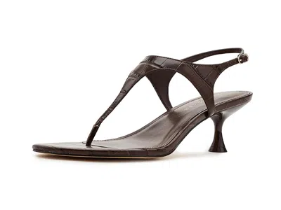 Marc Fisher Ltd Pelysa Ankle Strap Sandal In Brown