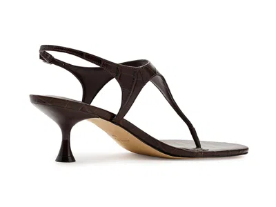 Marc Fisher Ltd Pelysa Ankle Strap Sandal In Brown