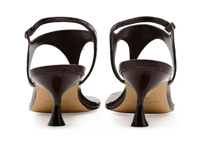 Marc Fisher Ltd Pelysa Ankle Strap Sandal In Brown