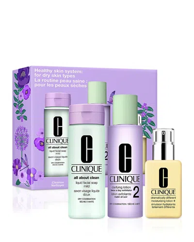 Clinique 3-pc. Healthy Skin 3-step System Set In Transparent