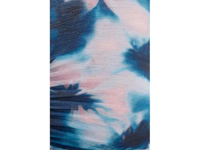 Fp Movement Tempo Ruched Layer Printed In Blue