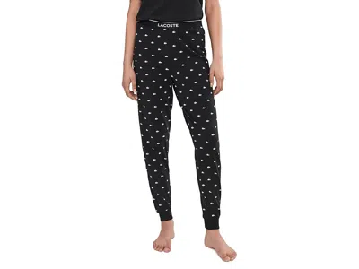 Lacoste Pyjamas Set With Croc Pants In Multi