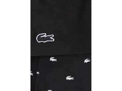 Lacoste Pyjamas Set With Croc Pants In Multi