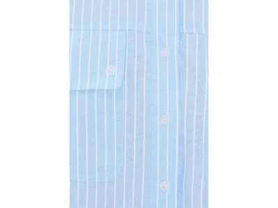 Blanknyc Sky Dive Button Down Shirt In Blue