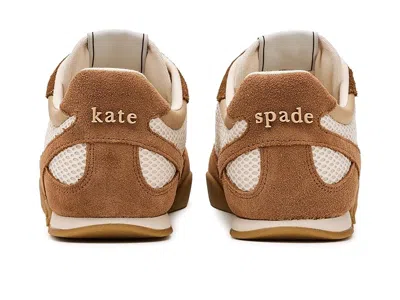 Kate Spade Drift Panelled Lace-up Sneakers In Brown